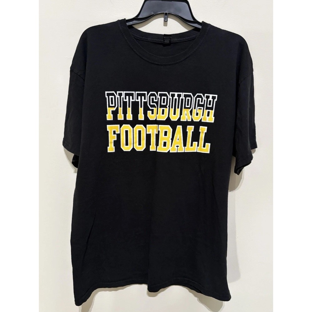 Pittsburgh Steelers TJ Watt 90 Jersey Style T-shirt M&O Gold Black XL Mens XL